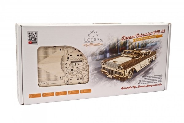 Puzzle 3D Drewniane Kabriolet Marzeń VM-05 uGEARS
