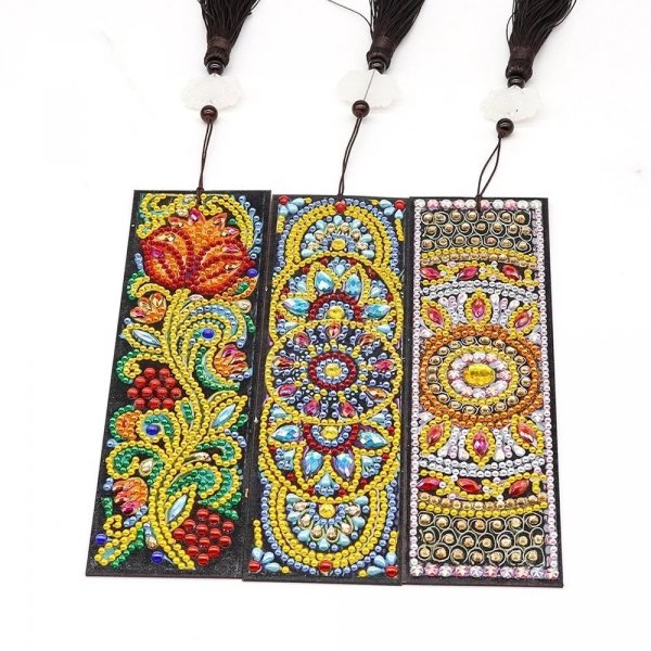 Haft Diamentowy Zakładka Zakładki do książki Zestaw 2 szt - Ornament