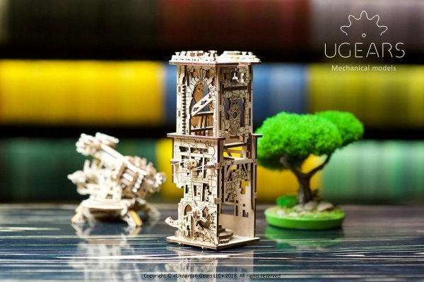 Puzzle 3D Drewniane Wieża-Arkbalista uGEARS
