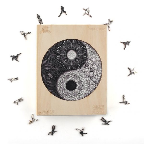 Puzzle Drewniane YIN YANG M