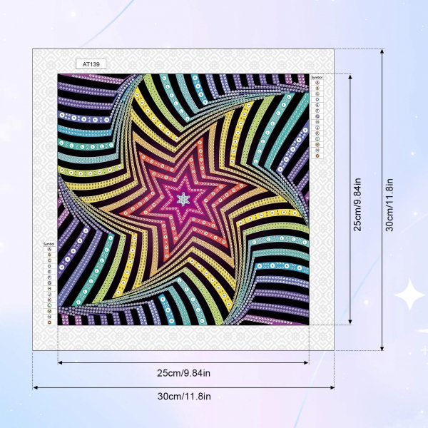 Haft Diamentowy Diamentowa Iluzja 30x30 cm