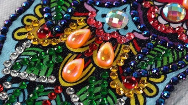 Haft Diamentowy Baśniowy Słoń 47x57 cm