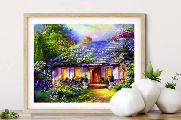 Haft Diamentowy Baśniowy Domek