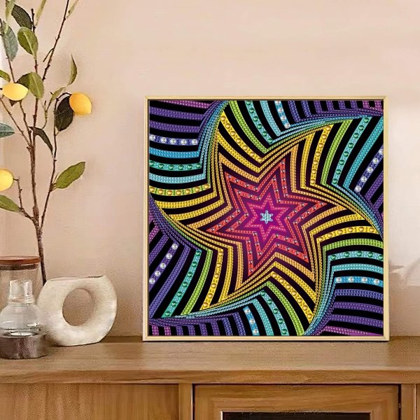 Haft Diamentowy Diamentowa Iluzja 30x30 cm