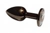Metal-Dark-Silver-klasyczna-mała-wtyczka-analna-z-kryształkiem