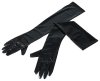 Erotyczne czarne długie rękawiczki Cottelli Collection