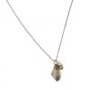 Łańcuszek-PILGRIM-Silver-Grey-Stone
