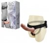 Strap-On Double Harness z wibratorem na paskach opakowanie
