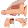 Strap-on Ingen realistyczny penis z 10 programami wibracji