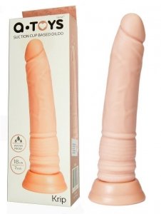 A-Toys Krip penis z cyberskóry na przyssawkę