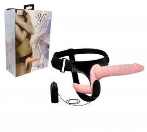 Strap-On Double Harness Heads z wibratorem na paskach