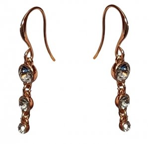 Kolczyki Hanging Eyes Crystal - PILGRIM