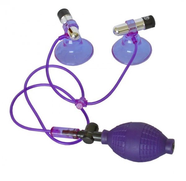 Ultraviolett - stymulator piersi z wibratorem pompeczki