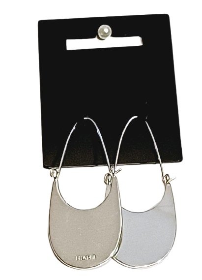 Kolczyki Silver Handbag w srebrnym kolorze - PILGRIM
