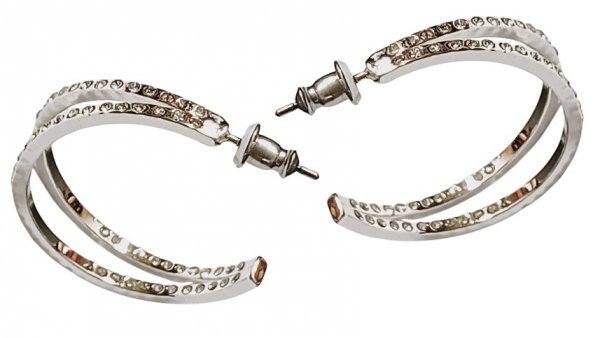 Kolczyki Silver Duobereta - PILGRIM