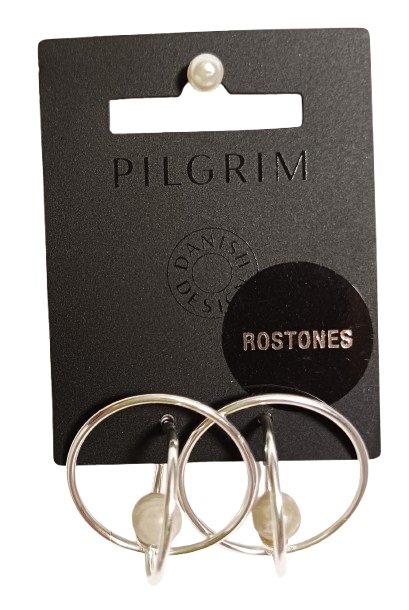 Kolczyki Roston w srebrnym kolorze - PILGRIM