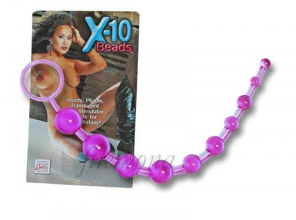 Koraliki analne X-10 Beads fioletowy bacik analny