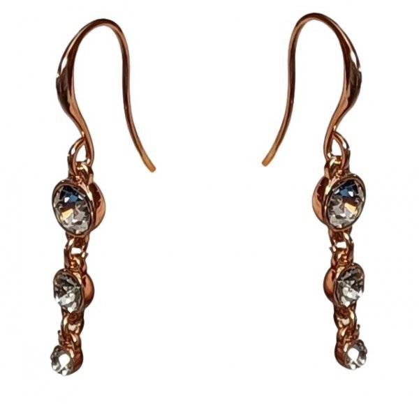 Kolczyki Hanging Eyes Crystal - PILGRIM