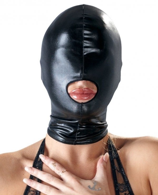 MASKA BDSM Bad Kitty Wetlook Blindfolded przód