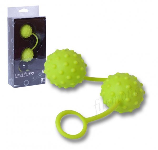 Little Frisky Tabs Green silikonowe kulki gejszy 