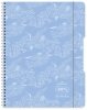 Brulion na spirali  A4 80k. Eco PP mix colors, Herlitz