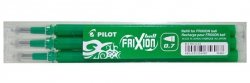 Wkłady wymazywalne do Frixion 0.7 mm ziel. op. 3 szt. BLS-FR7, Pilot
