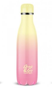 Bidon metalowy 500ml Coolpack Gradient PEACH