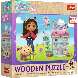 Puzzle 24 Drewniane Wesoła Gabby i przyjaciele 20268