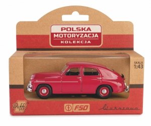 PRL Warszawa M20 bordowy w skali 1:43