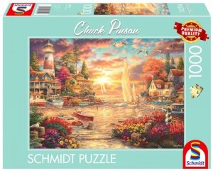 Puzzle 1000 PQ Chuck Pinson Poranek nad jeziorem 113353