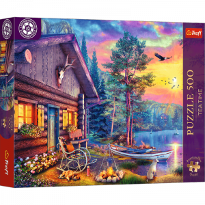 Puzzle 500 Trefl Premium Plus Tea Time Przystań o zachodzie słońca 37617