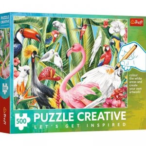 Puzzle 500 Creative Rajskie Ptaki 37564