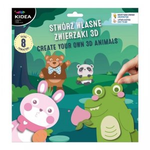 Stwórz własne zwierzaki 3D Kidea 8 wzorów
