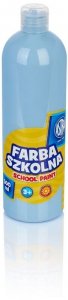 Farba szkolna 500ml. błękitna