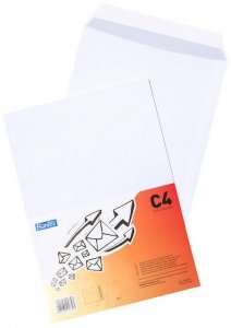 Koperta C4 biała HK 50 szt, Bantex