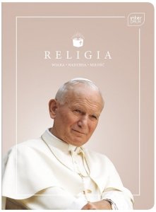 Zeszyt temat. A5 32 k. kratka 70g UV religia JPII/Franciszek, Interdruk