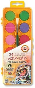 Farby akwarelowe 24k 30mm mix , Koh-I-Noor