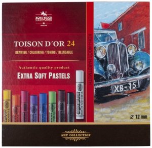 Pastele suche miękkie 24-kol. Jumbo Ekst, Koh-I-Noor