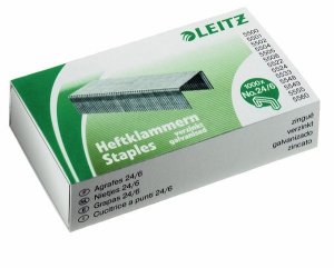 Zszywki 24/6 1000szt., Leitz