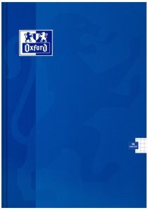 Brulion A5 96k 90g kratka Esse niebieski, Oxford