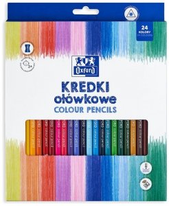 Kredki ołówkowe 24-kol. Regular, Oxford