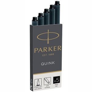 Naboje atramentowe czarne 5 szt. 1950382, Parker