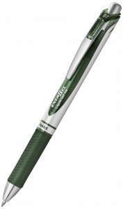 Pióro kulkowe EnerGel automat. 0.7 mm BL77-D3X ziel.ciemny, Pentel