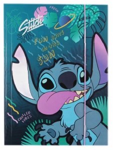 Teczka z gumką A4 Disney Blue Stitch wzór 3, Patio