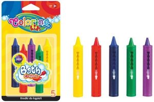 Kredki do kąpieli 5-kol, Colorino Kids