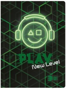 Teczka z gumką A4 300g Play New Level, Unipap