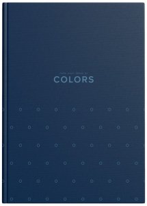 Brulion A4 192k 70g kratka Colors niebieski, Top-2000