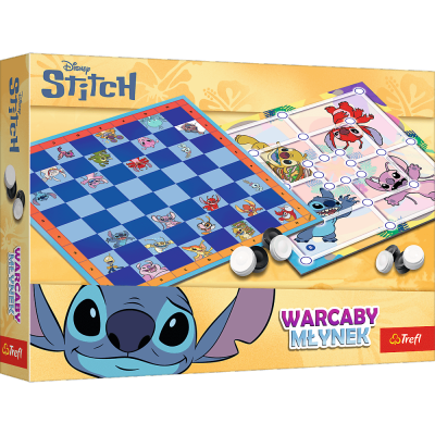 Gra Warcaby i Młynek Lilo and Stitch 02799