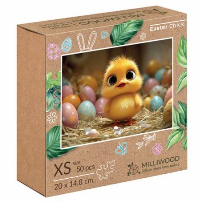 Puzzle 50 Milliwood  Wielkanocny Kurczaczek