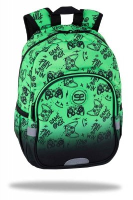 Plecak dziecięcy Coolpack Toby GAME OVER GRADIENT GREEN